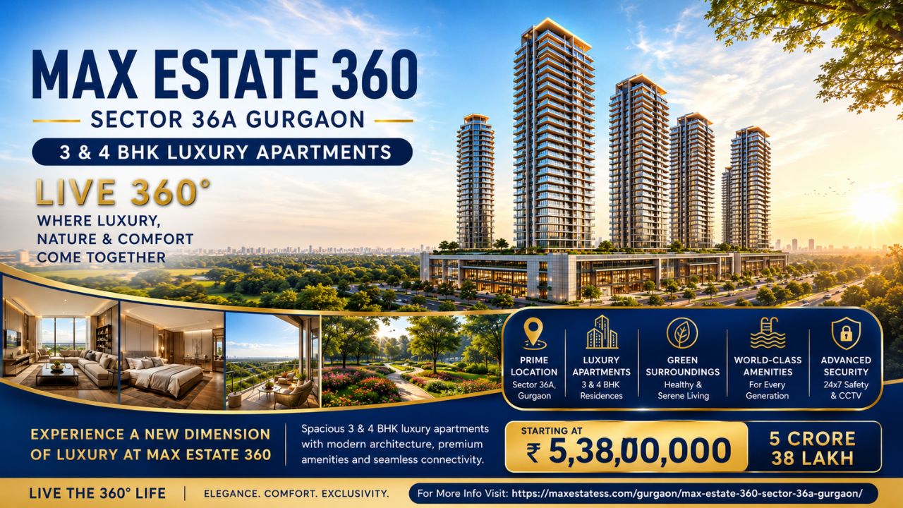 Max Estate 360 Sector 36A Gurgaon